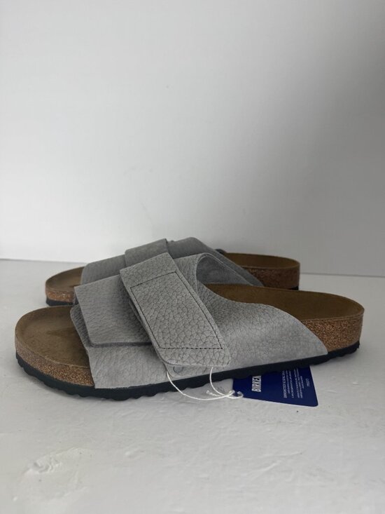 New Birkenstock Kyoto Nubuk Leather Desert Buck Whale Gray Men\'s 44 US 11 main image 6